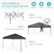 Best Choice Products 10x10ft Easy Setup Pop Up Canopy w/ 1-Button Setup, Wheeled Case, 4 Weight Bags